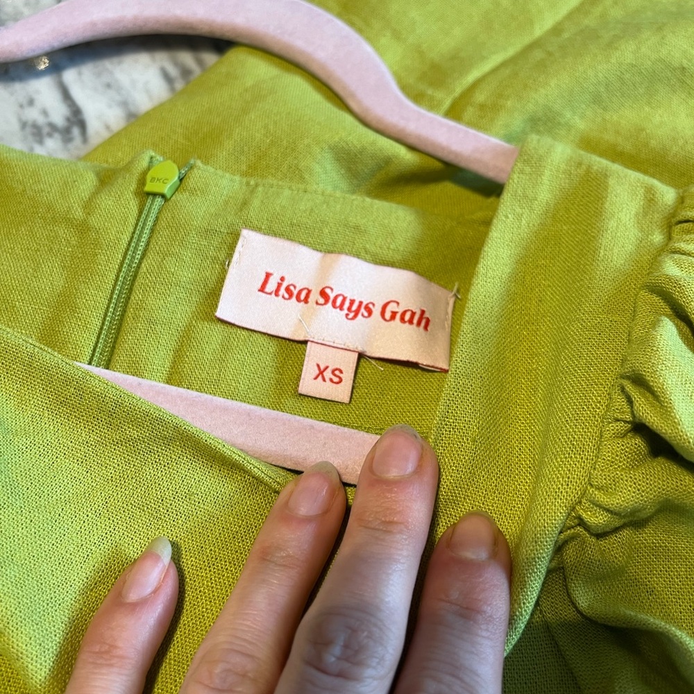 Lisa Says Gah Maddie Linen Dress - Picture 5 of 8
